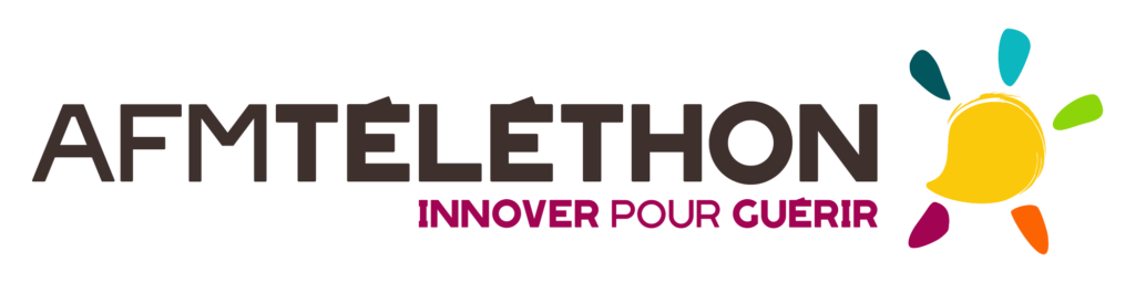 Logo AFM Téléthon Innover pour guérir, partenaire illumin-event pour événements solidaires en Occitanie